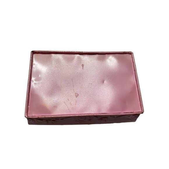 Vintage Original Light Pink Metal Matte Antelope Planter Window Box Art Pottery - Picture 6 of 12